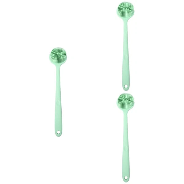 Bath Brush Man Silicone Body Scrubber Exfoliator Back for Shower