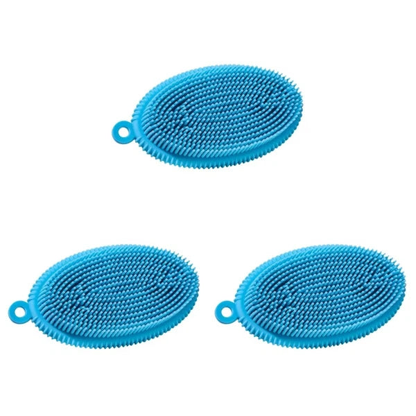 Bath Brush Body Exfoliator Child Household Shower Silicone Scrubber