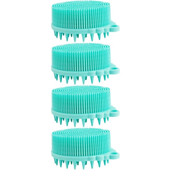 Silicone Bath Brush Toddler Child Sensory Brushes Baby Hair Scrub for Body