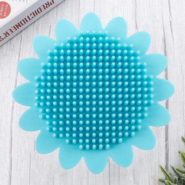 Shampoo Brush Durable Bath Brush for Baby Kids (Blue) hair brush for baby