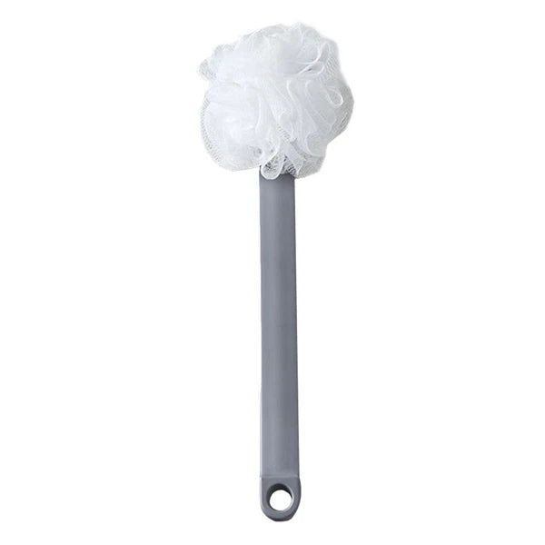 1pc Bath Scrubber Body Cleaning Brush Skin Massager Bathing Accessory (Gray)