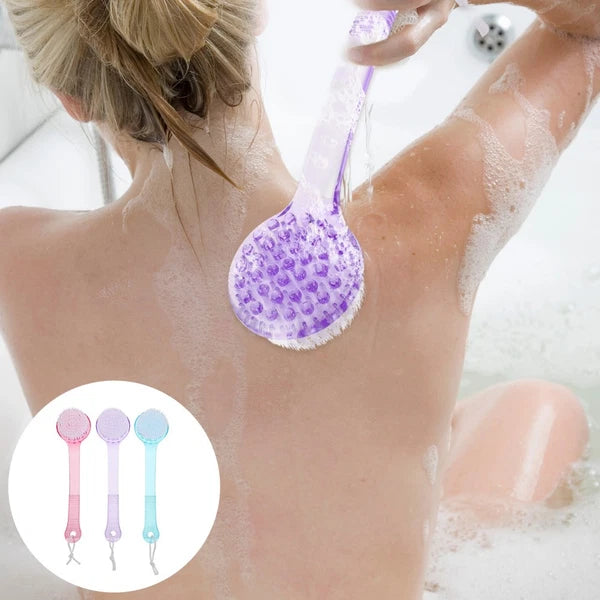3 Pcs Bath Brush Scrubber for Body Multi-functional Exfoliating Washing Back