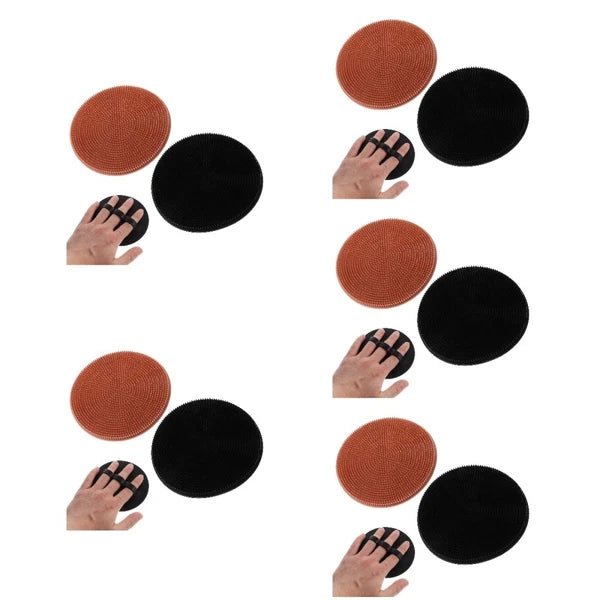 2 Pcs Bath Brush Travel Cleaning for Body Shampoo Scalp Massager