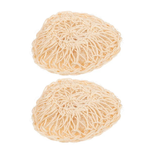 2 Pcs Sisal Bath Brush Man Body Scruber Back Cleaners Bathing Balls