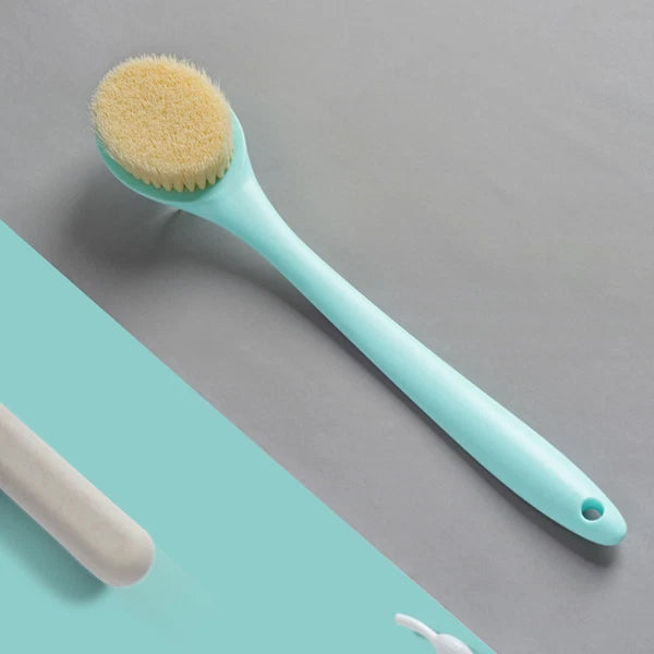 2 Pcs Bath Brush and Towel Back Washing Handheld Exfoliating Body