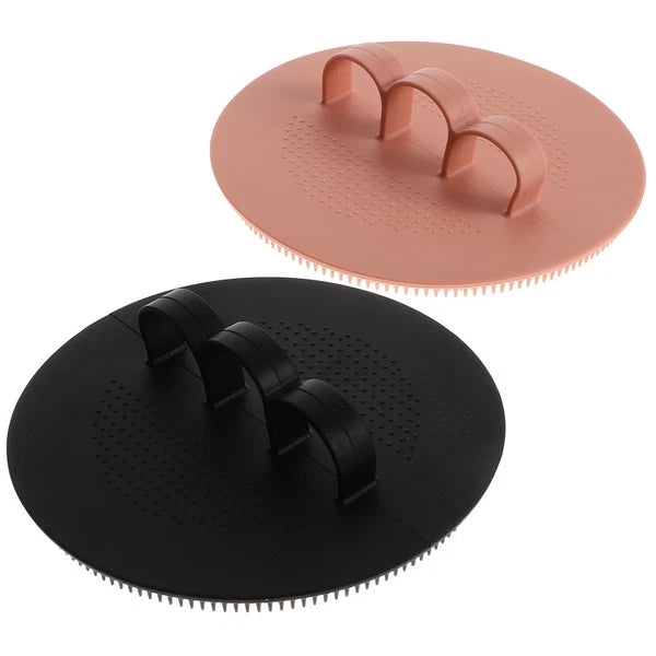 2 Pcs Bath Brush Travel Cleaning for Body Shampoo Scalp Massager