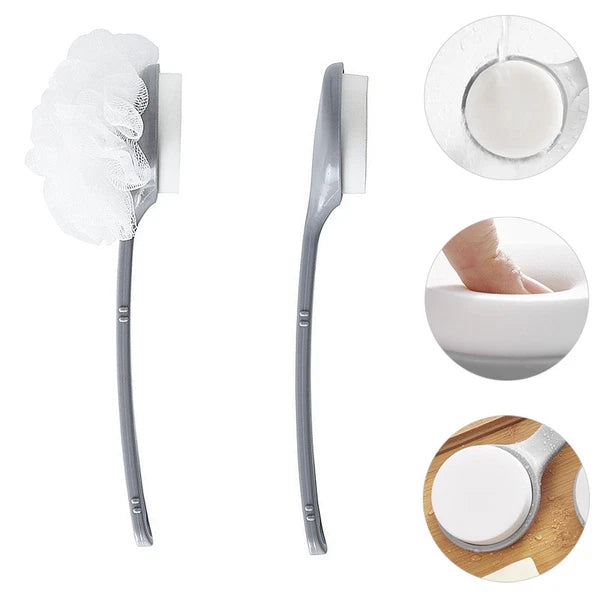 2 Pcs Bathing and Ball Baby Shower Massager Back Massaging Brush