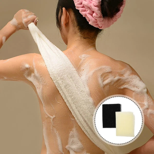 2 Pcs Bath Towel Woman Miss Scrubbing Washcloth for Body Shower Brush