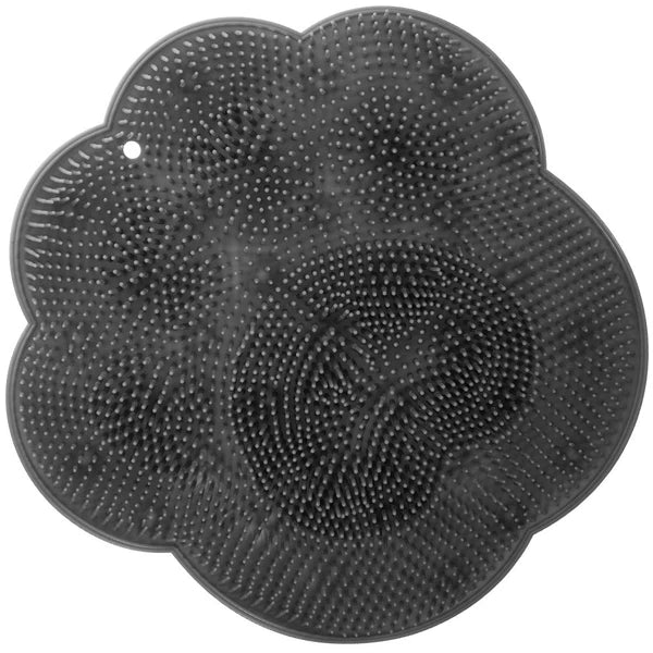 Bath Brush Foot Scrub Mat Back Scrubber Pad Bathroom Massage Cleaner
