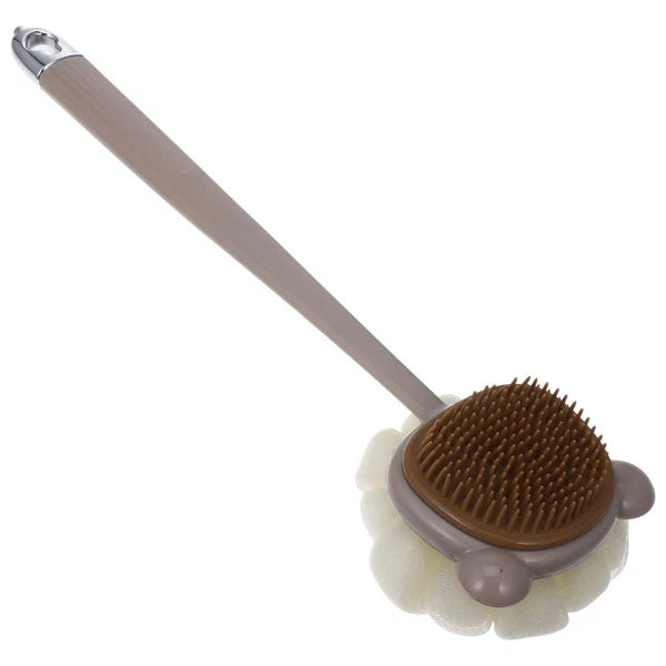 Bath Brush Long Handle Back Scrubber Dual-side Shower Brush Bathing Brush Bath