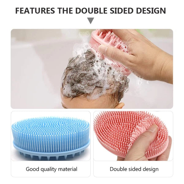 2 Pcs Bath Brush Baby Shower Body Scrubber Multifunctional Cleaner