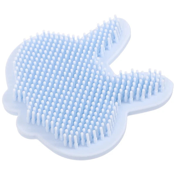 Silicone Bath Brush Child Baby Shower Exfoliating Scrubber Brushes