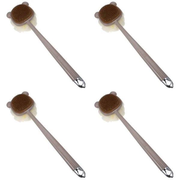 Bath Brush Long Handle Back Scrubber Dual-side Shower Brush Bathing Brush Bath