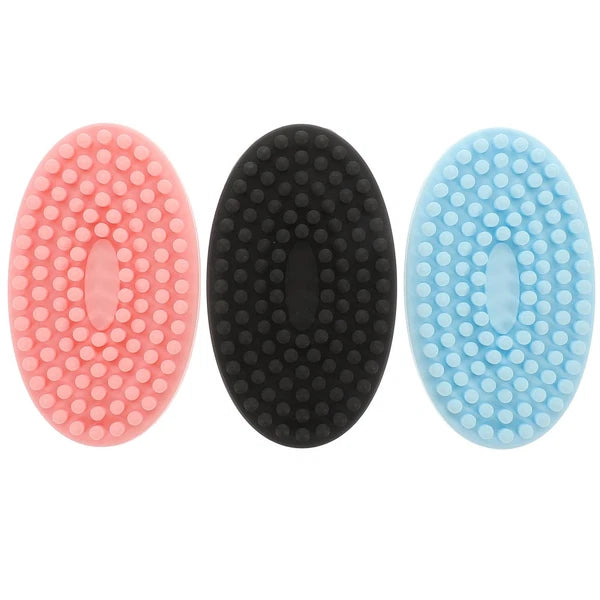 3 Pcs Shampoo Bath Brush Child Body Scrub Shower Scrubber for Men
