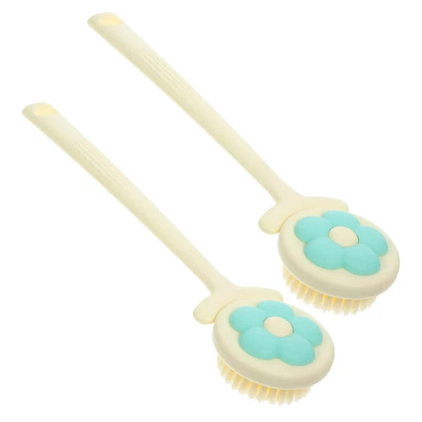 2 Pcs Flower Bath Brush Man Back for Shower Women Cream Applicator