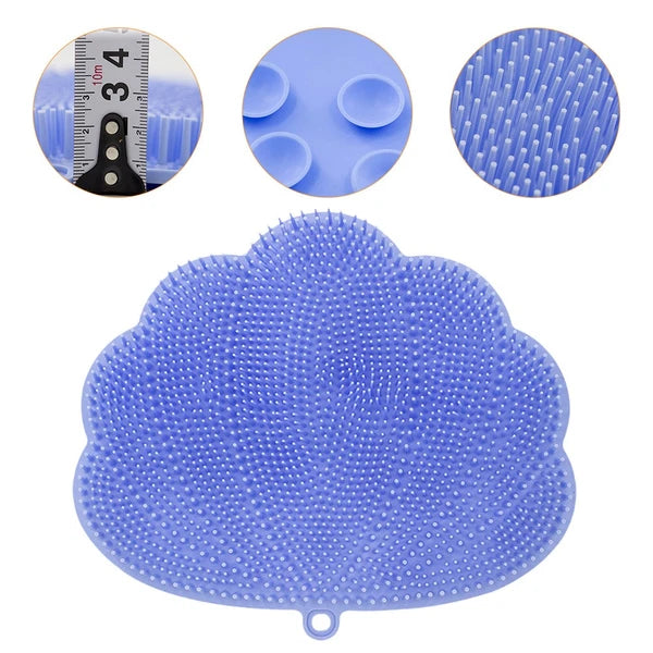 Silicone Bath Towel Man Back Brush Massage Practical Body Bathing Scrubber