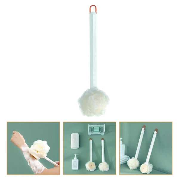 Long Handle Mud Brush Shower Body Bath Back Scrubber Bathing Supplies