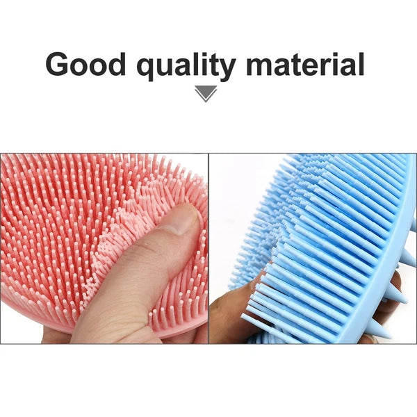 2 Pcs Bath Brush Baby Shower Body Scrubber Multifunctional Cleaner