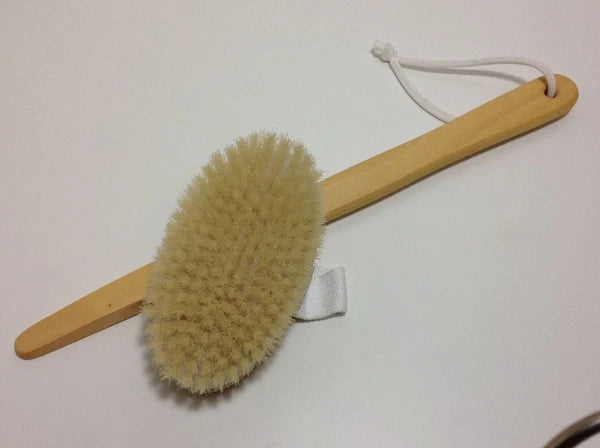 Wood Brush Natural Bristle Sauna Brush Face Brush Nailbrush Bath Brush Pumice