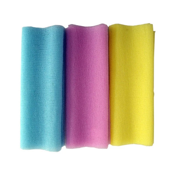 4 Pcs Bath Towel Body Scrub Exfoliating Cloth Brush for Back Scrubber Nylon