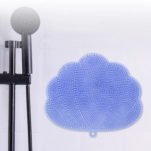 Silicone Bath Towel Man Back Brush Massage Practical Body Bathing Scrubber