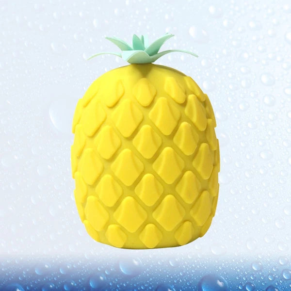 1Pc Silicone Bath Brush Cartoon Pineapple Shape Body Shower Brush Body