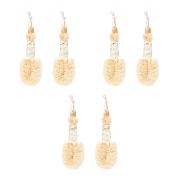 2 Pcs Silk Bath Brush Miss Exfoliating Loofah Scrubber for Body Shower