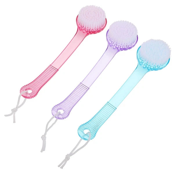 3 Pcs Bath Brush Bursh Multi-functional Exfoliating Scrub for Shower