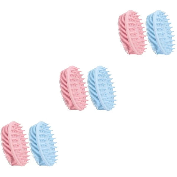 2 Pcs Bath Brush Shower Body Scrubber Baby Hair Washing Scrubbing