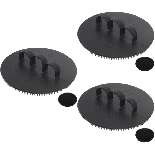 Silicone Scrub Brush Exfoliating Back Scrubber with Handles Soft Body Cleansing