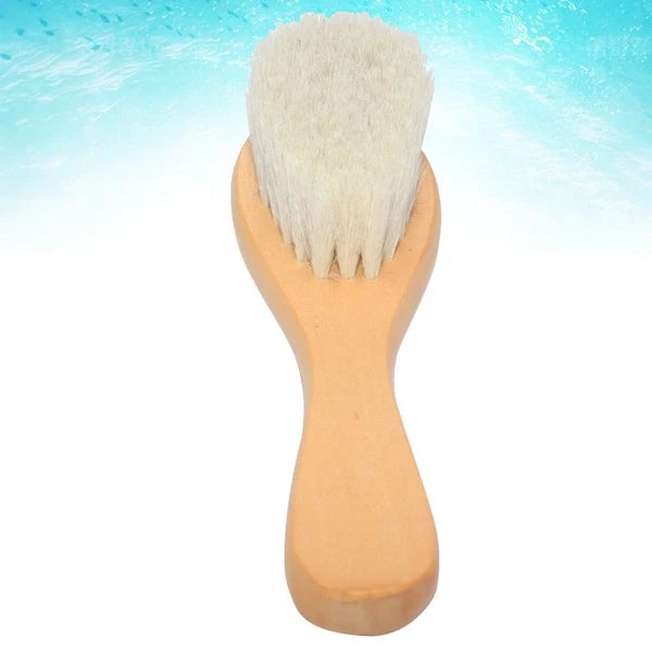 1pc Bath Brush Wooden Handle Bath Scrubber Body Massage Brush Brush for Baby
