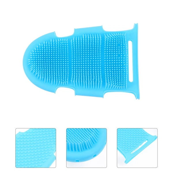 Elderly Miss Soft Silicone Body Cleansing Brush Bath Scrubber for
