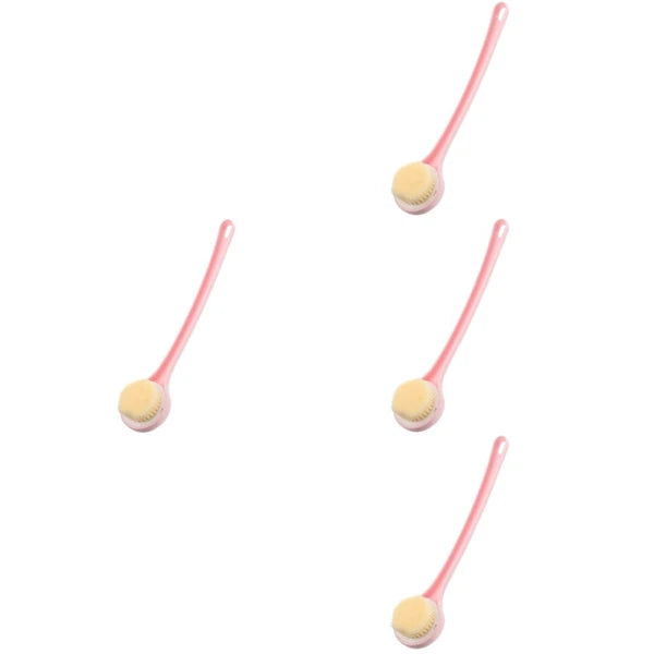 Bath Brush Girl Body Exfoliator Scrubber Lotion Applicator for Back
