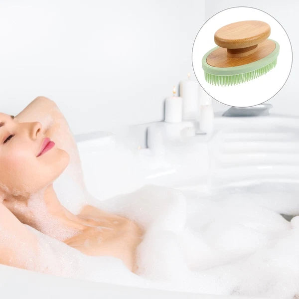 Bath Brush Silicone Body Scrubber Multi-functional Exfoliating Brushes