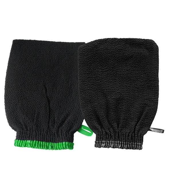 2 Pcs Exfoliating Gloves Bath Scrubber for Body Brush Exfoliator