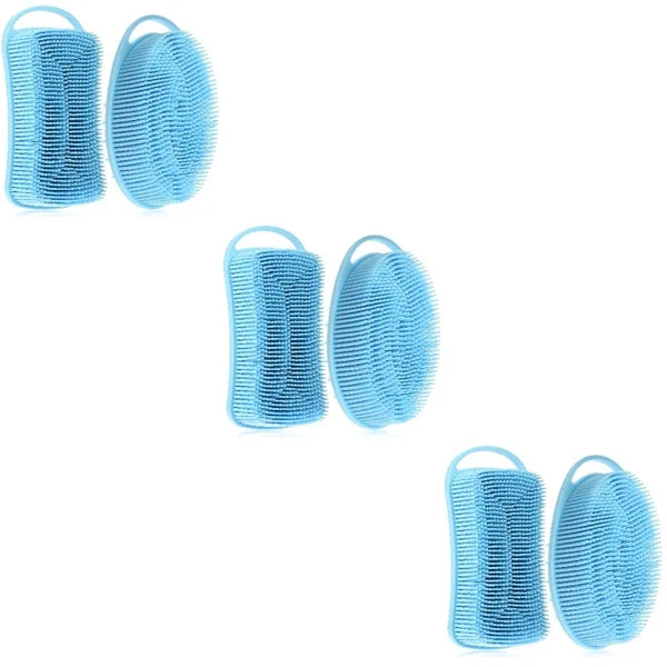 2 Pcs Bath Brush Baby Exfoliating for Body Shower Brushes Scrubber