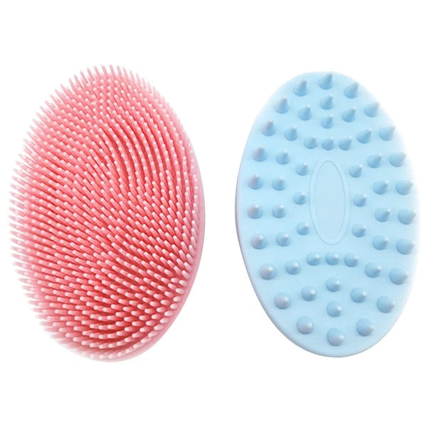 2 Pcs Bath Brush Baby Shower Body Scrubber Multifunctional Cleaner