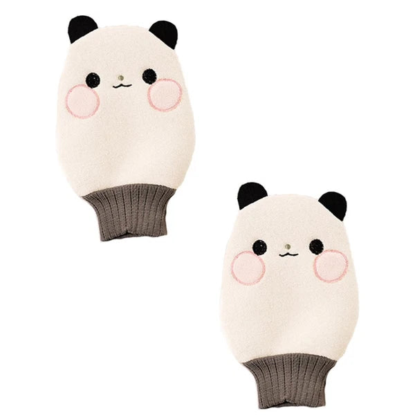 2 Pcs Back Scrub Bath Towel Body Exfoliator Mitt Child Practical Brush