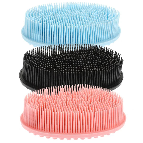 3 Pcs Shampoo Bath Brush Child Body Scrub Shower Scrubber for Men