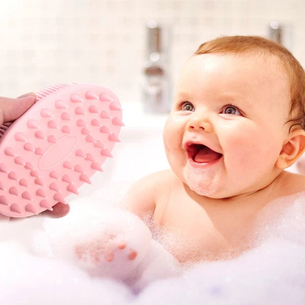 Multi-functional Baby Bath Brush Baby Shower Tool Double-sided Washing Brush