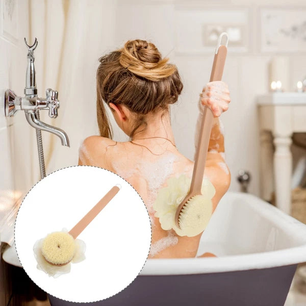 Bath Brush and Towel Miss Long Handle Back Scrubber Body Brushes