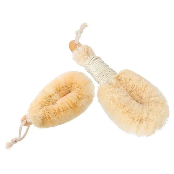 2 Pcs Silk Bath Brush Exfoliating Shower Body Brushes Miss Man Scrubbers for