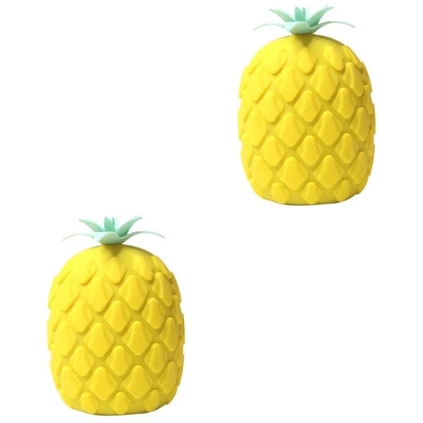 1Pc Silicone Bath Brush Cartoon Pineapple Shape Body Shower Brush Body